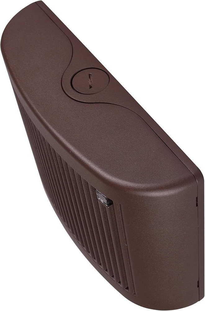 Emergency LED Wall Pack Bronze with Photocell 5000K