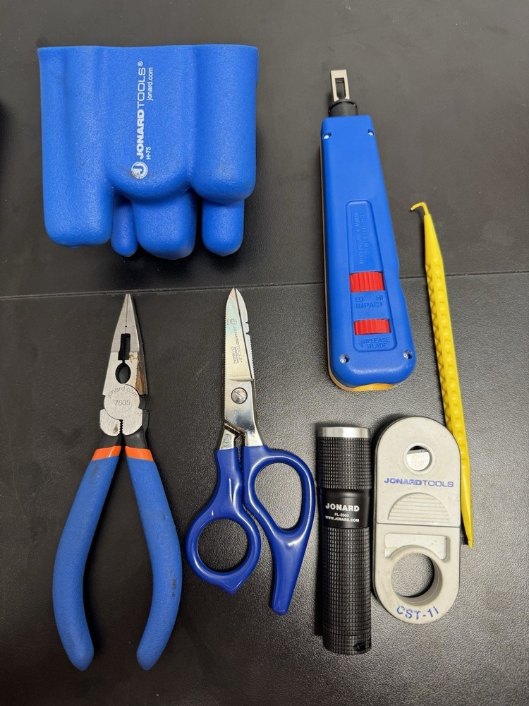 Jonard Tools Network Technician Kit Punch Down Cable Stripper Set