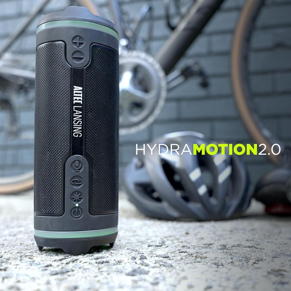 Altec Lansing HydraMOTION 2.0 Wireless Bluetooth Speaker, 16H Battery Waterproof