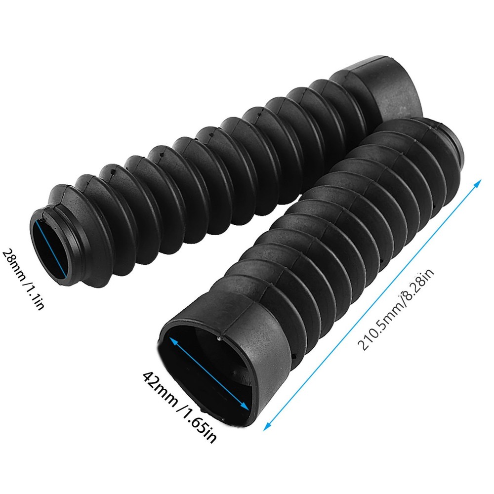 Front Fork Dust Cover Easy Installation Plastic Lightweight Shock Absorber SRRS