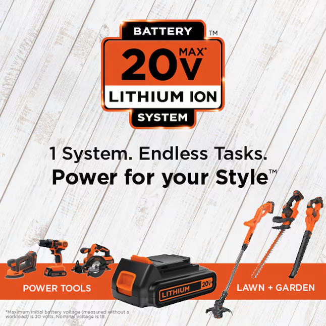 BLACK+DECKER 20V MAX* Power Tool Combo Kit, 4-Tool -BD4KITCDCRL