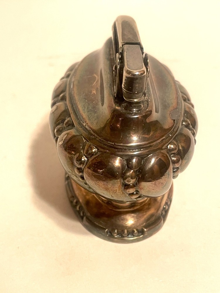 Vintage “Crown” Silver-Plated Ronson Table Lighter