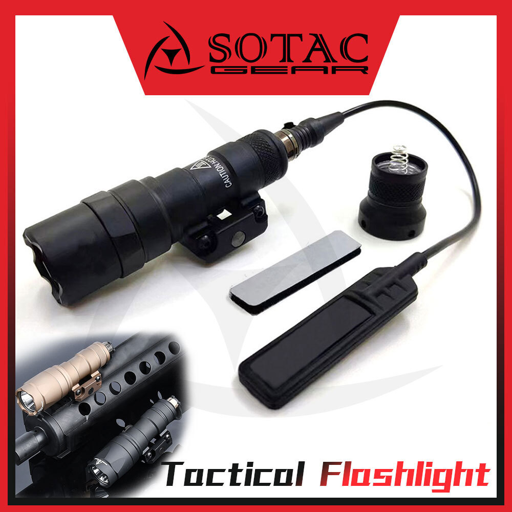 SOTAC For M300B Tactical Light White LED Flashlight with Remote Control Switch