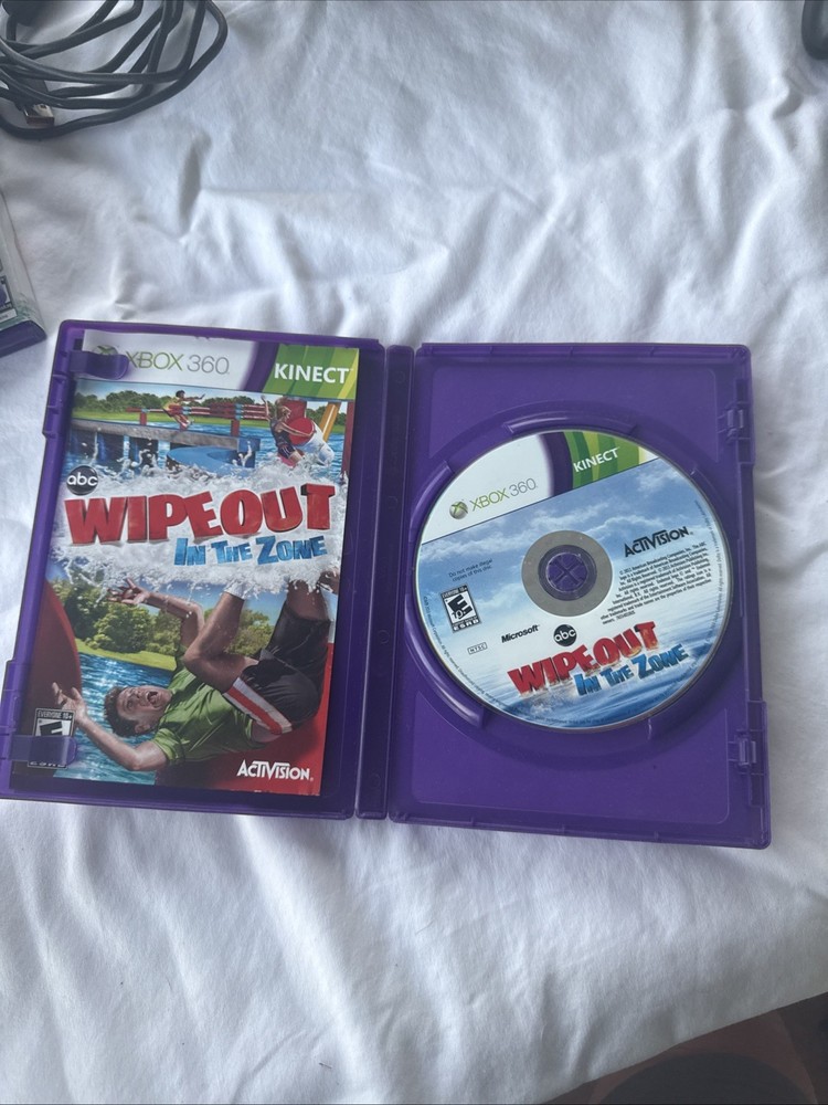 Microsoft Xbox 360 Kinect Connect Motion Sensor Bar W/ 4 Games!