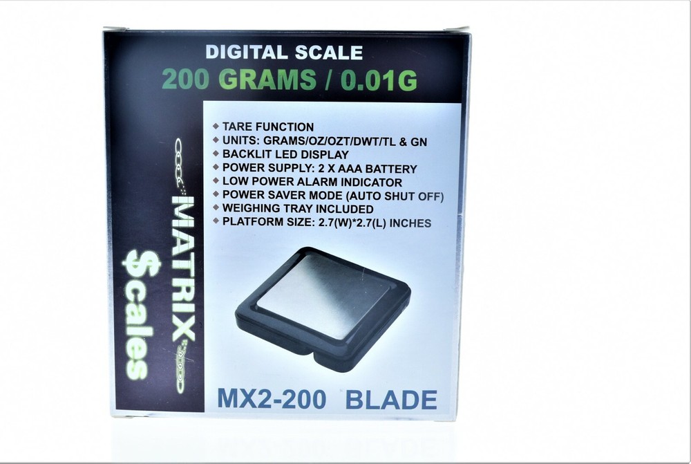 Digital MATRIX MX2-200 Blade Scale 200 GRAMS / 0.01G