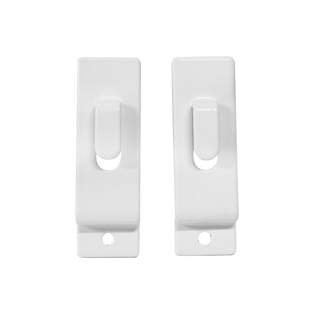 Utility Hooks - Single Slatwall Notch Hook - White - PACK 25