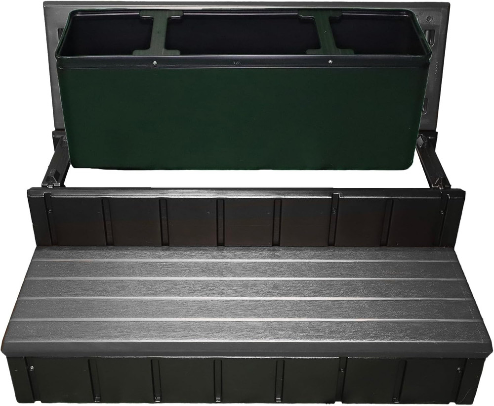 Stylish Deep Grey Storage Step - Perfect for Organizing Your Space!
