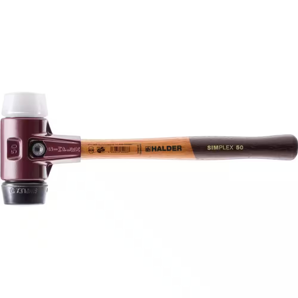 22 Oz. Simplex 40 Mallet with Black Rubber, Superplastic Inserts