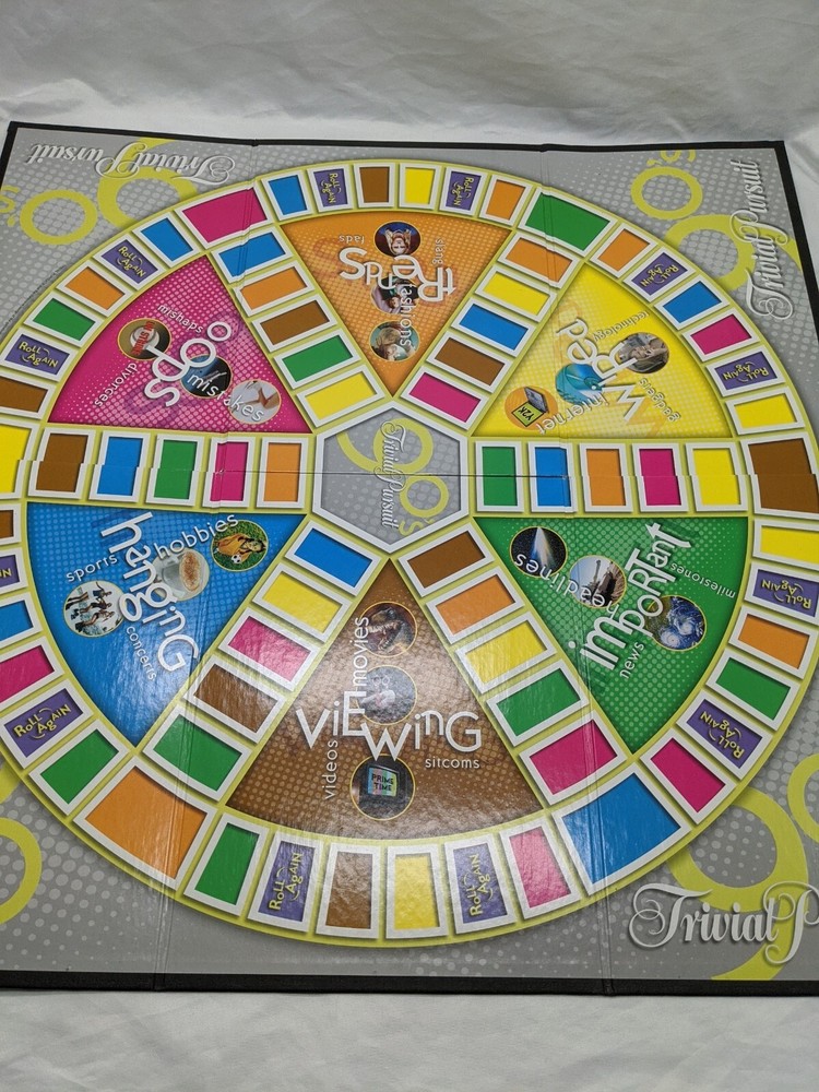 90s Trivial Pursuit Replacement Board