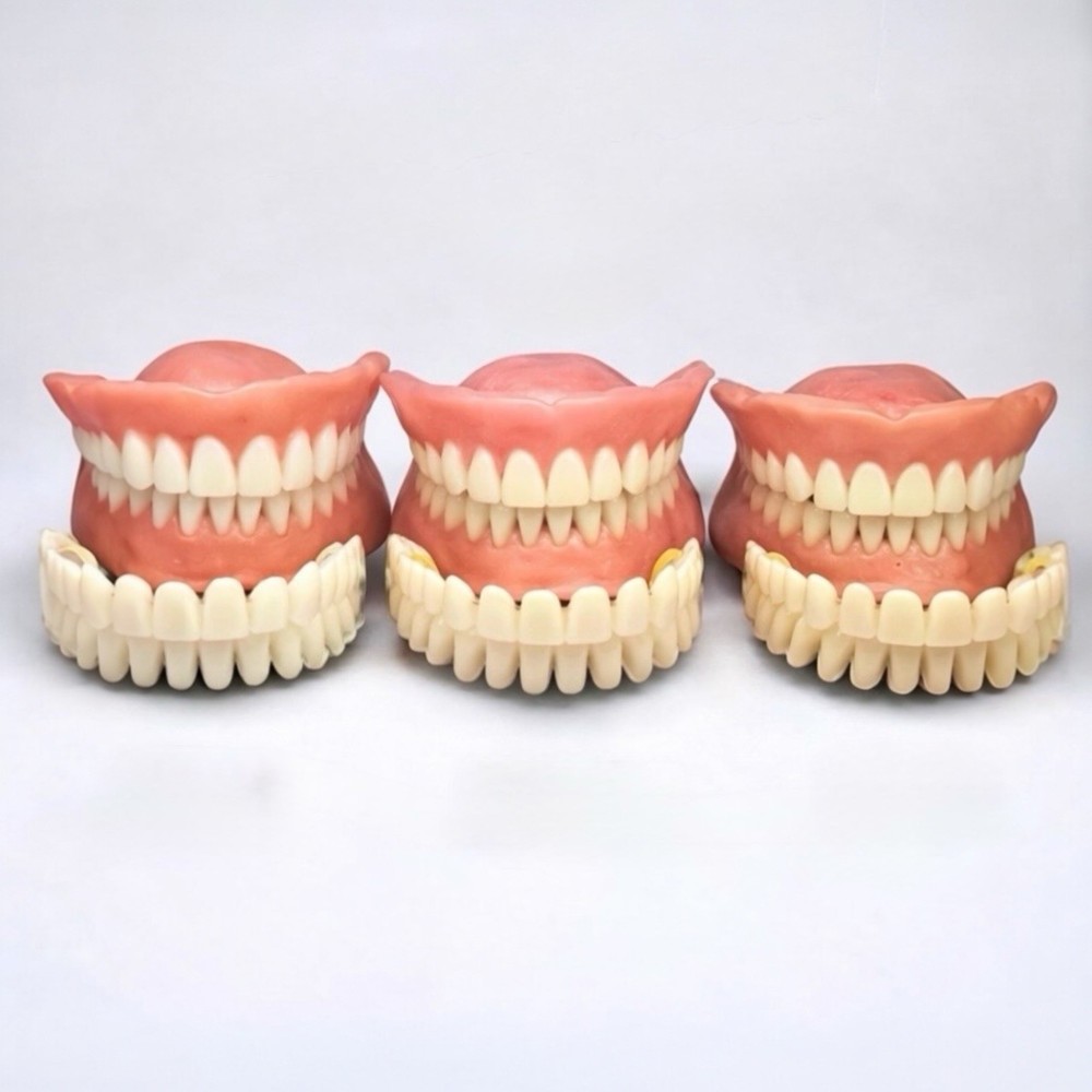 Acrylic False Teeth Set  DIY Denture Making Repair Upper Lower
