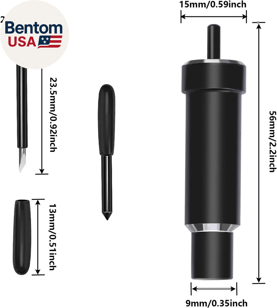 Deep Cut Housing +5 Pcs Deep-Point Blade, Replacement Deep Cut Blade Suitable f