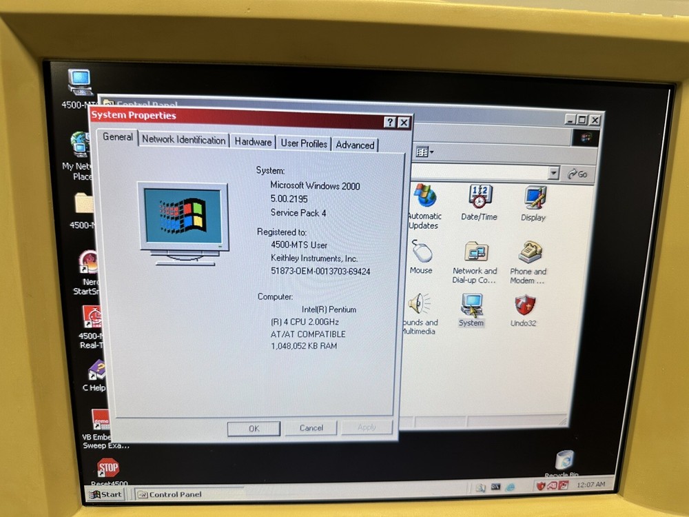 Keithley 4500 Modular Test System w/ Software Installed
