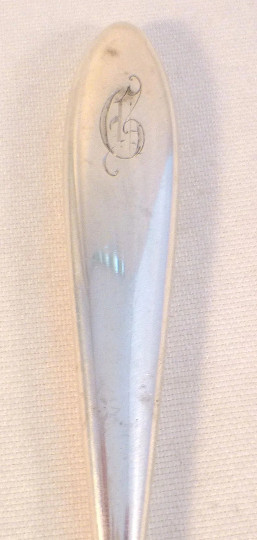 Plain Sterling Handle Cheese Server-Mono C-As Is Blade