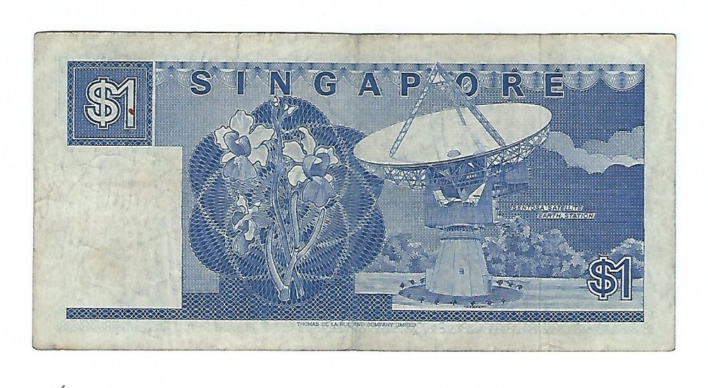 Singapore - One (1) Dollar 1987