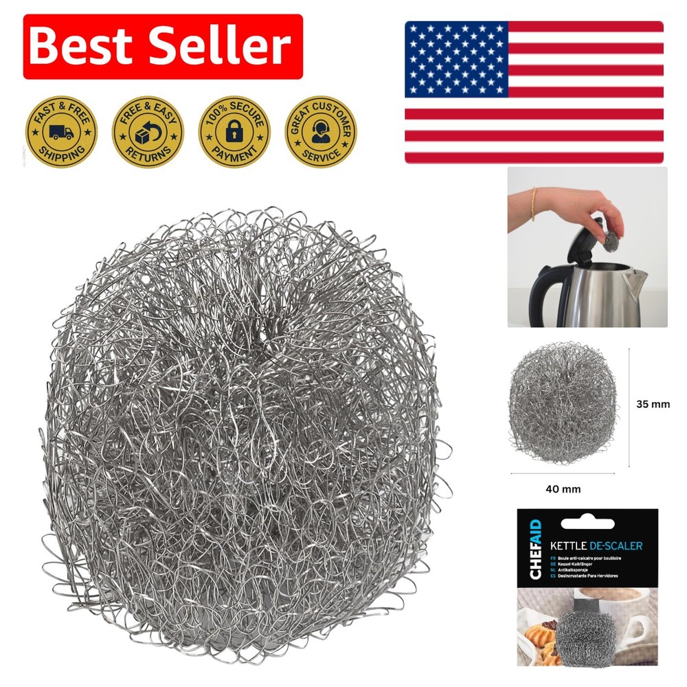 Doughnut Kettle Descaler in Stainless Steel - Enhance Your Brewing Experience