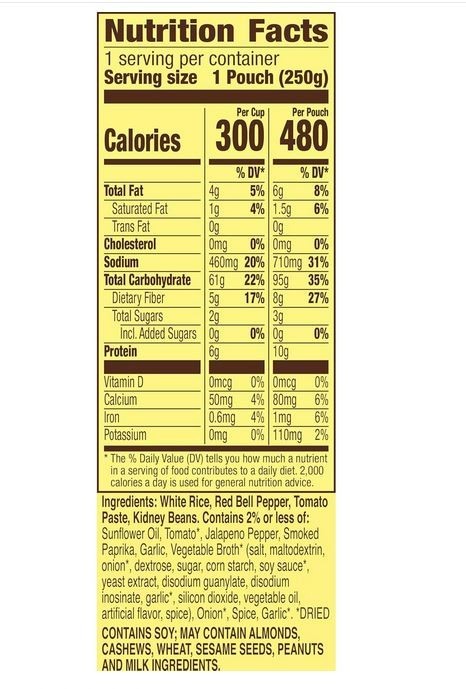 Old El Paso Rice, Mexican Style Rice, Microwavable Pouch, 8.8 oz