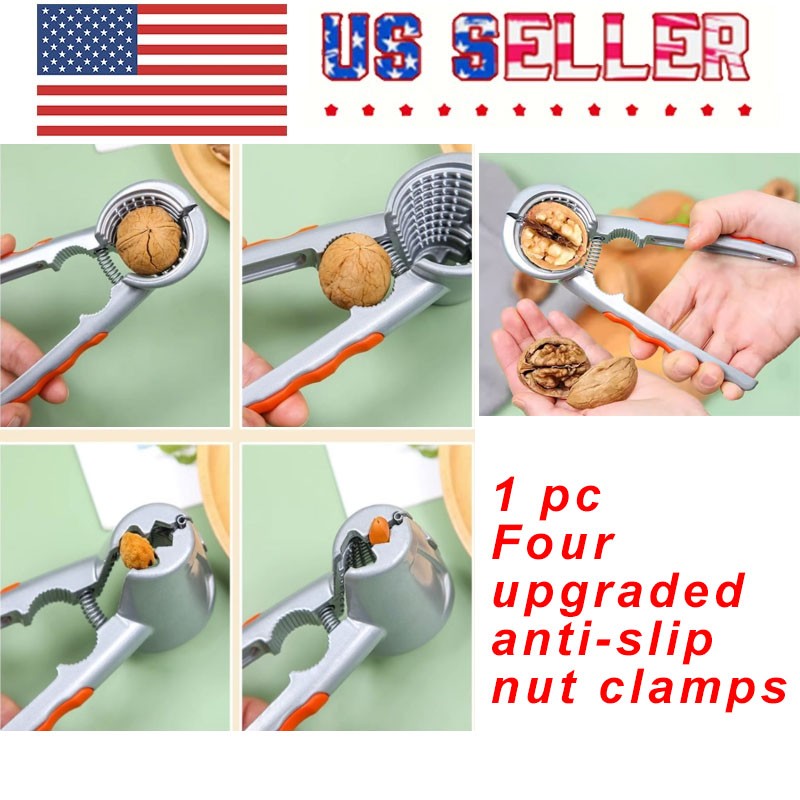 1Pc strong non-slip nut cracker plier sheller tool for walnuts hazelnuts nuts