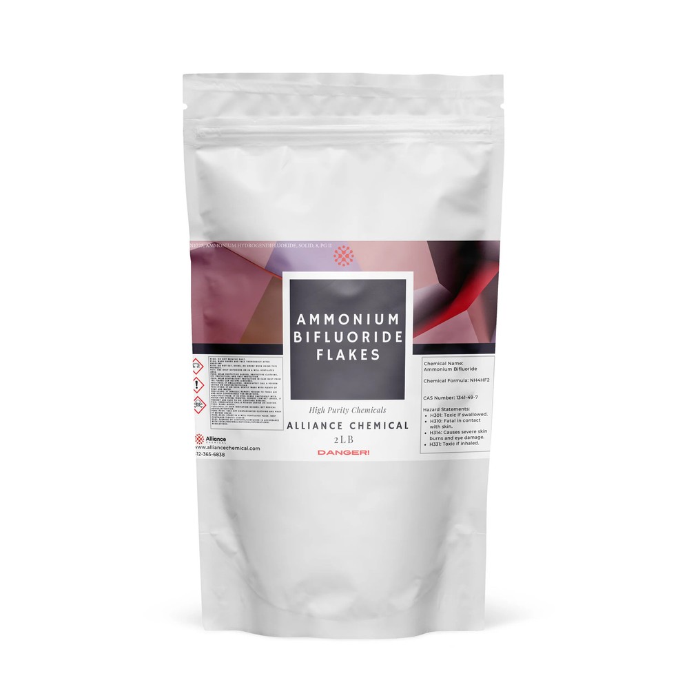 Ammonium Bifluoride Flakes - 1 Pack (5 lbs.)