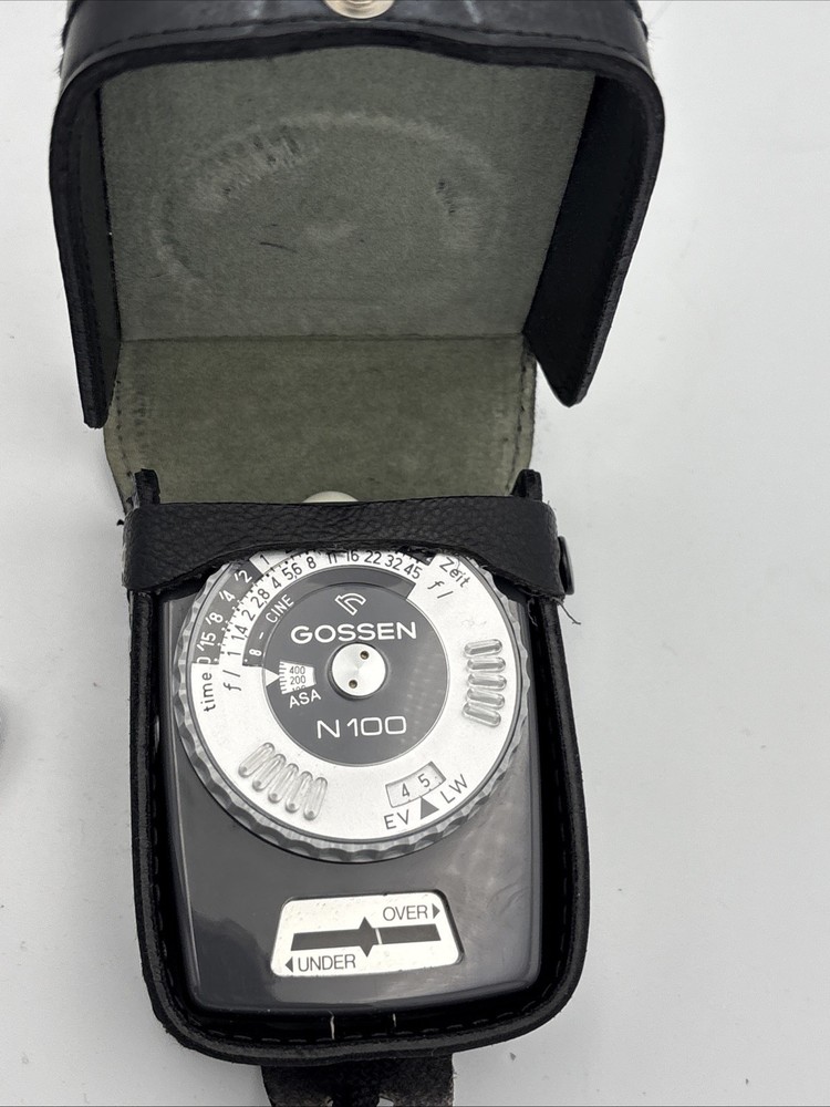 Vintage Gossen N100 Exposure Meter West Germany w/Case