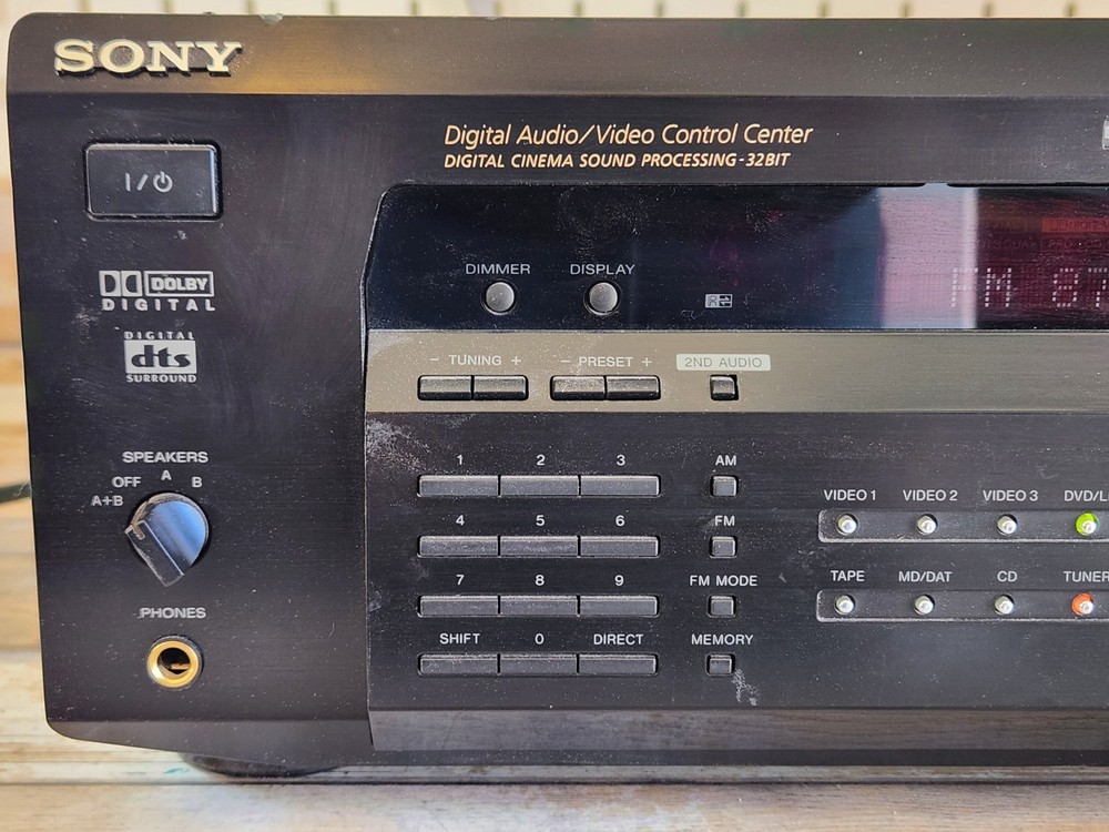 Sony STR-DE935 AV Receiver Dolby Digital/DTS 5.1 Digital A/V Controller Tested