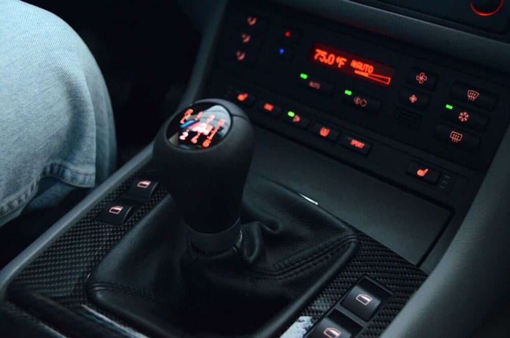 WEIGHTED ZHP 5 Speed BMW illuminated Genuine Leather Shift Knob M3 E30 E36 E46