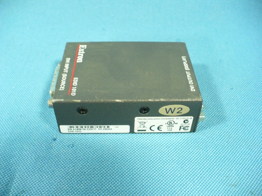 Extron EDID 101D DVI Emulator Minder Input Emulator EDID 101