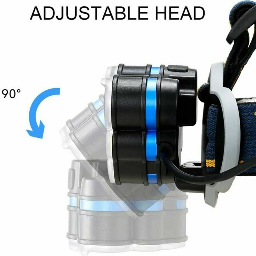 USB Rechargeable LED Headlamp Flashlight Headlight Head Torch Sensor Waterproof