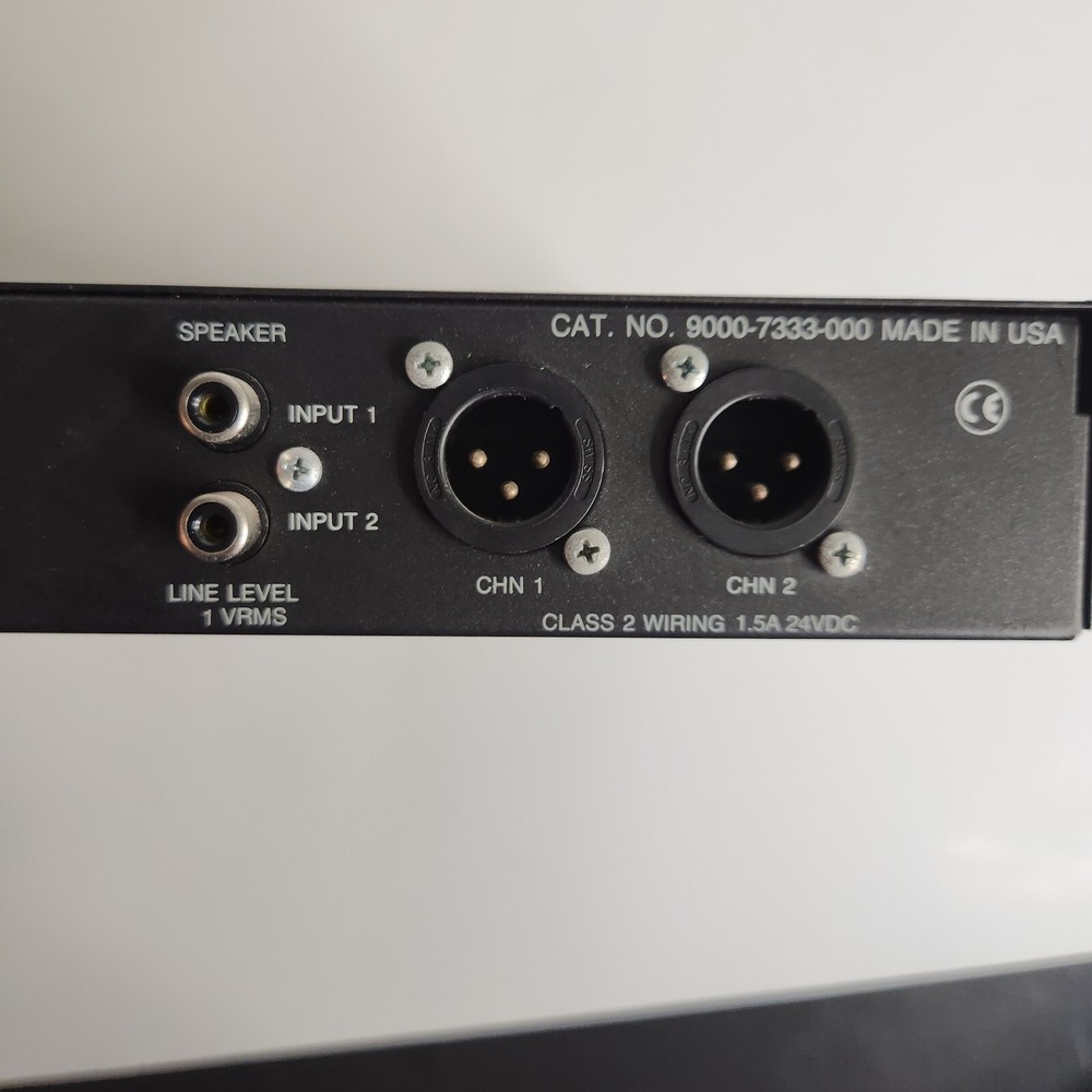 Telex Audiocom SPS2000A & US2000A Intercom Console