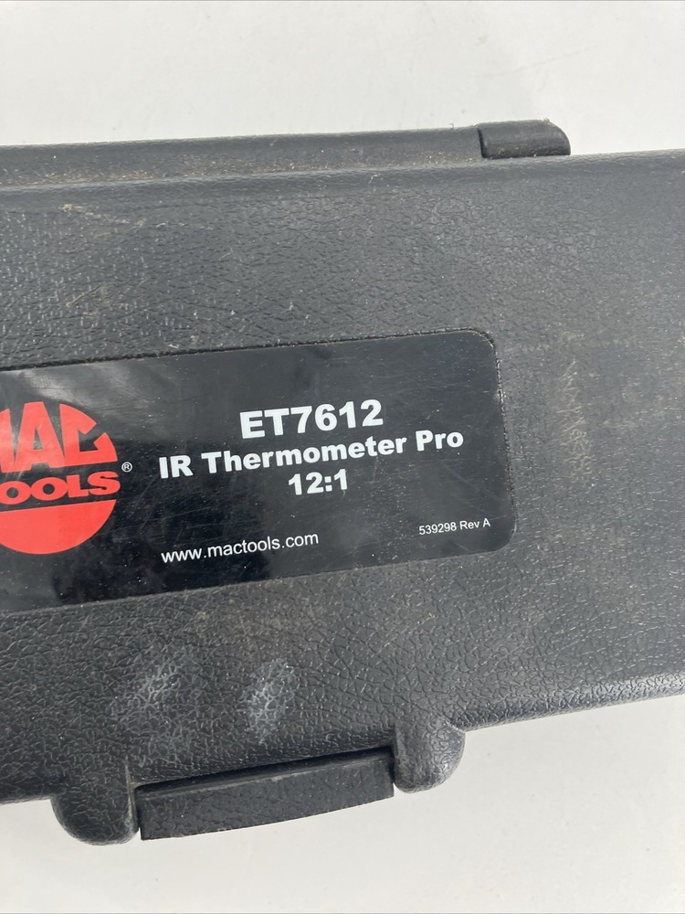 Mac Tools ET7612 IR Thermometer Pro 12:1 Ships Fast