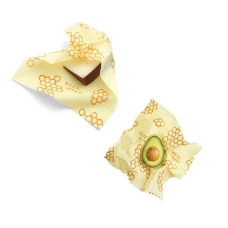 Reusable Beeswax Compostable Food Wraps - 2ct