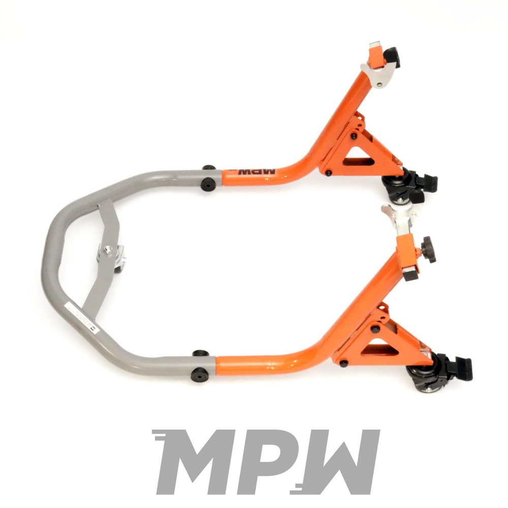 MPW Race Dept Motorcycle Mobile Dolly Rear Paddock Stand V Type