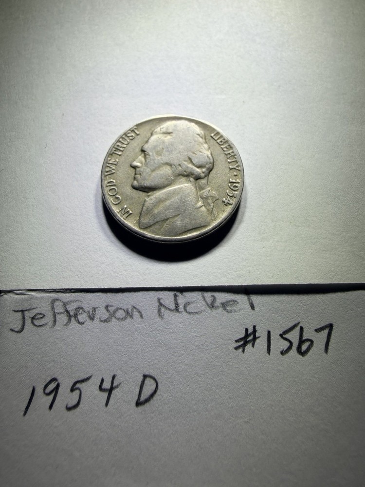 1954 D JEFFERSON NICKEL (#1567)