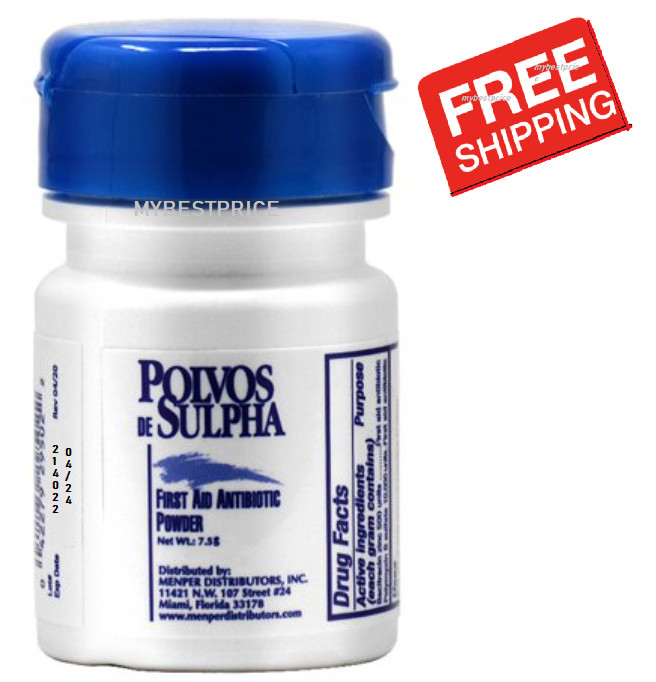 Polvo de sulpha powder antiséptic * sealed