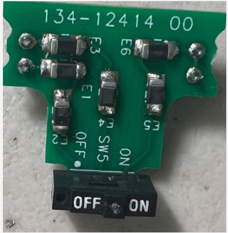 Shure UR2 switch board 190A12413 On/Off Switch PCB UR2