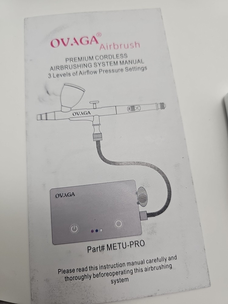 OVAGA 32PSI Airbrush Kit with Compressor, Rechargeable Multi-Function Preowned