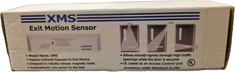 Securitron XMS Exit Motion Sensor Passive Infrared 12/24 VDC Assa Abloy