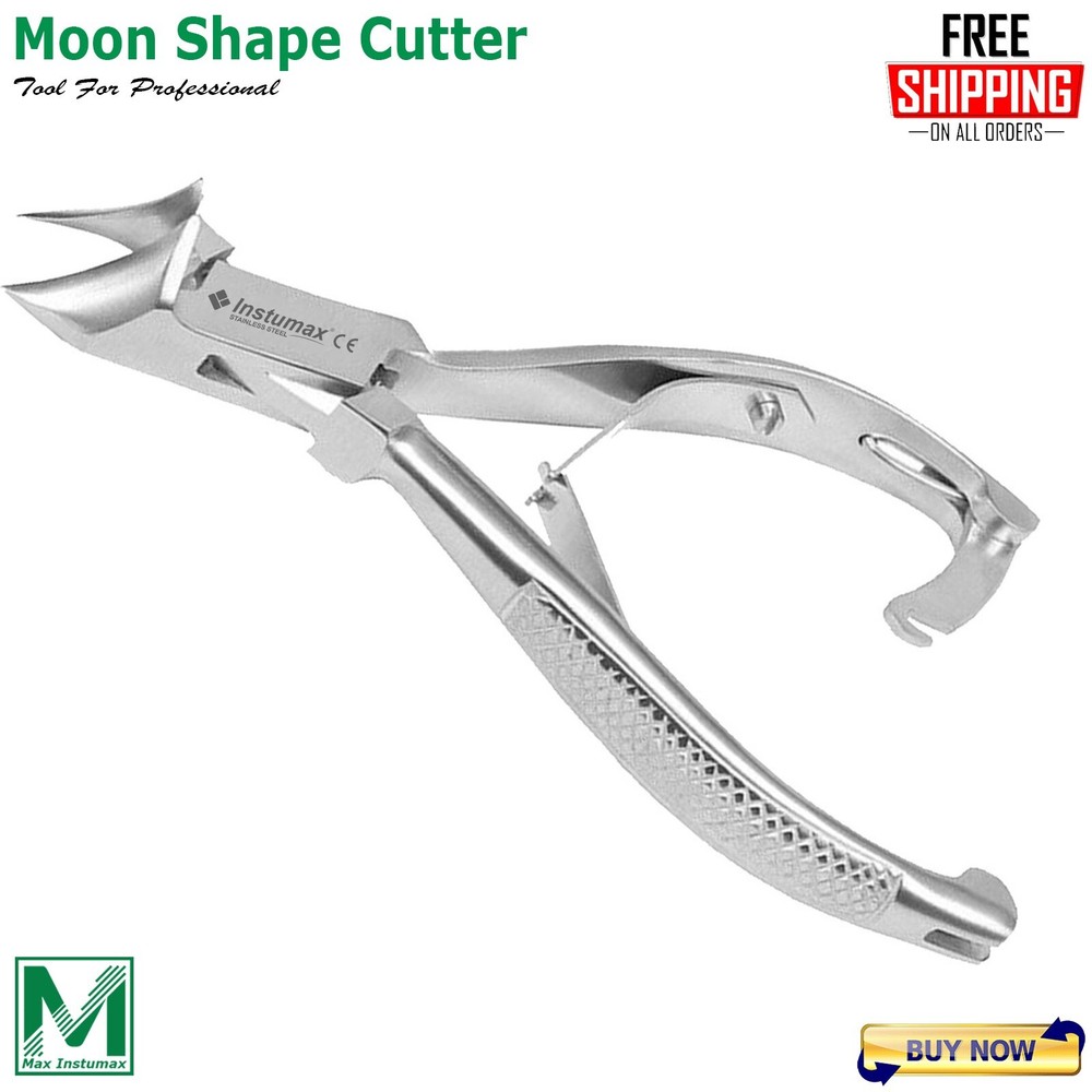 Professional Chiropody Toe Nail Cutter Clipper For Thick Nails Moon Shape Pliers