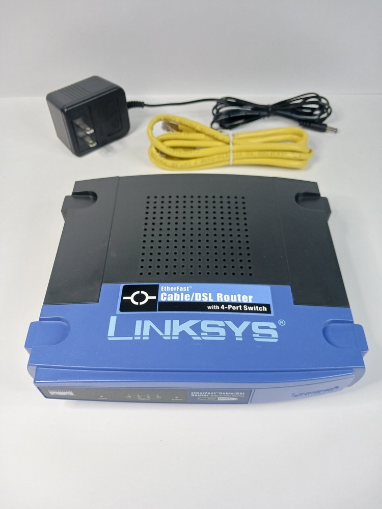 Linksys EtherFast BEFSR41 v4 4-Port Switch 10/100 Cable DSL Wired Router