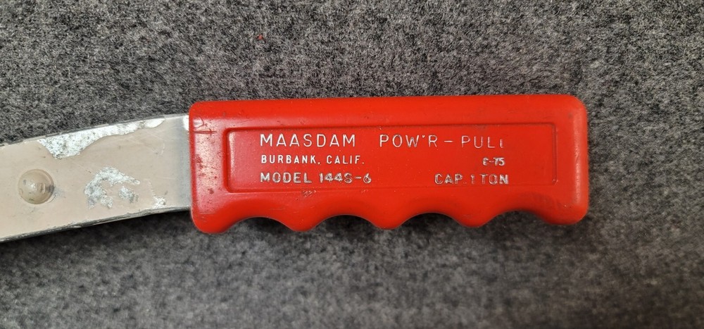 Winch Puller Come Along Power Pull 144S-6 1 Ton 12' Cable Length Used