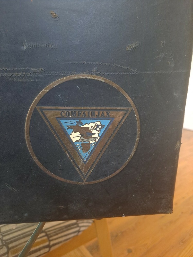 Vintage Black Pilots Case A7 A4 Naval Missel