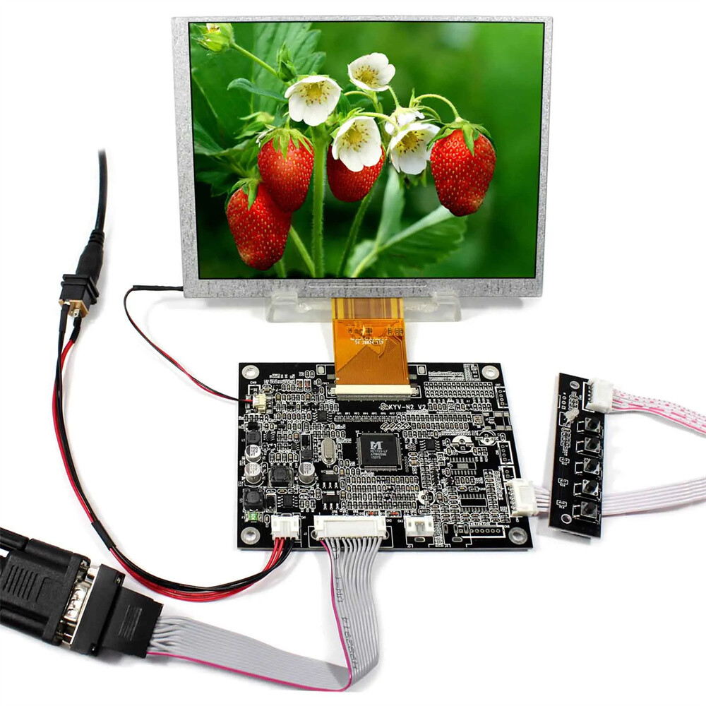 VGA LCD Controller Board KYV-N2 V2+7inch 800x600 A070SN02 LCD Screen