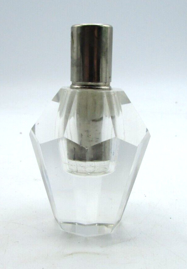 VINTAGE 3" CRYSTAL TEXACO TABLE LIGHTER