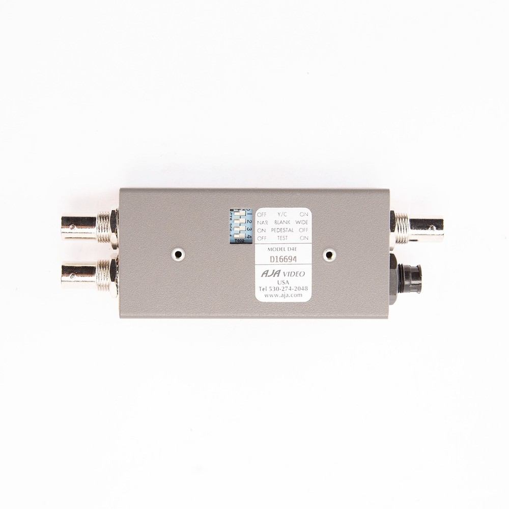 AJA D4E SDI to Composite or S-Video Transcoder - SKU#1922675