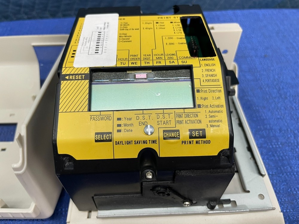 Widmer T-4U Electronic Time Clock & Date Stamp Recorder