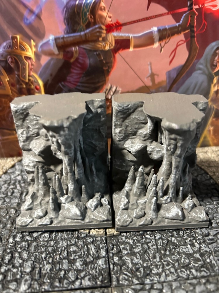 11 pc Cave Cavern Dungeon Room miniature Dungeons & Dragons D&D painted terrain