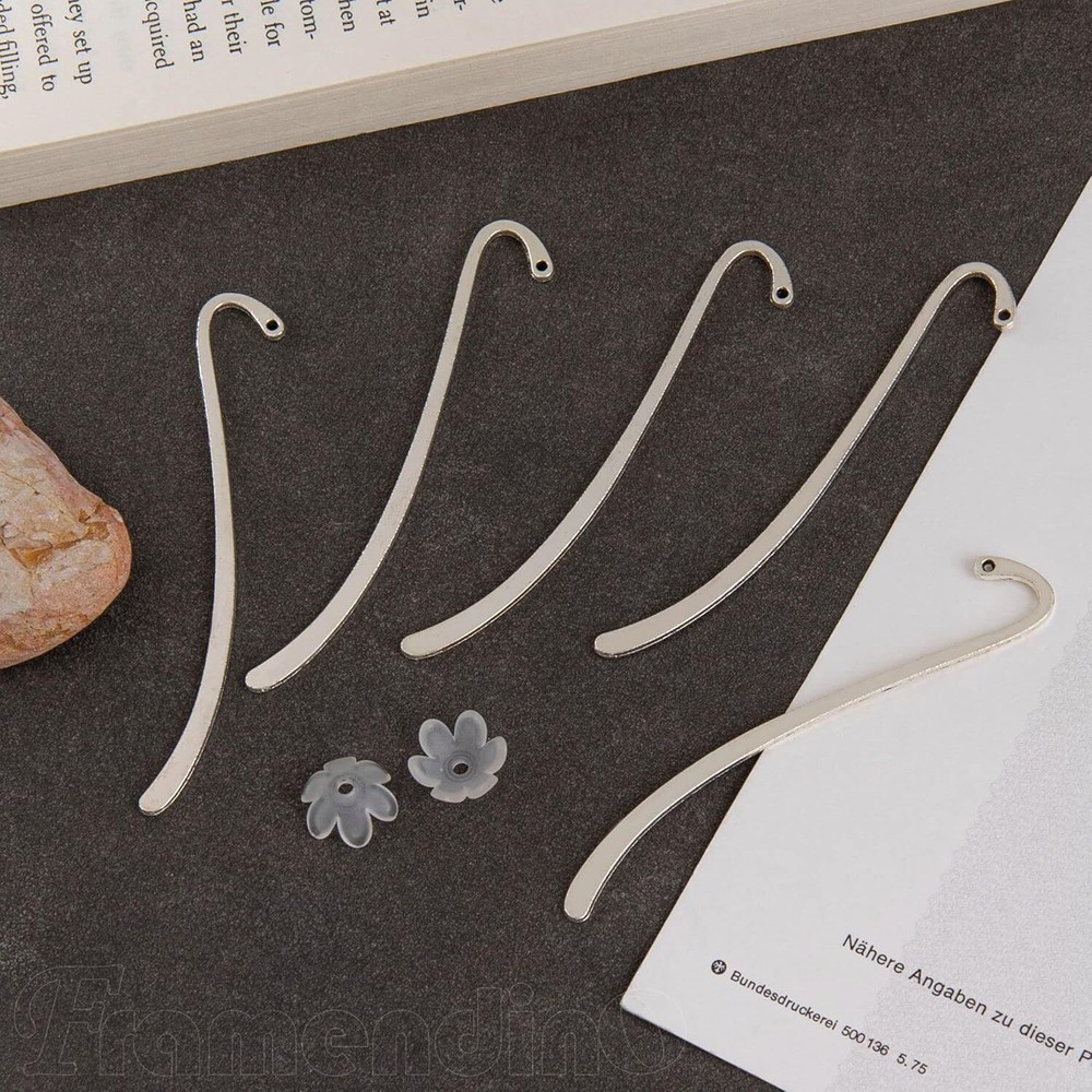 Framendino, 10 Pack Silver Bookmarks Vintage Alloy 10 Pack,