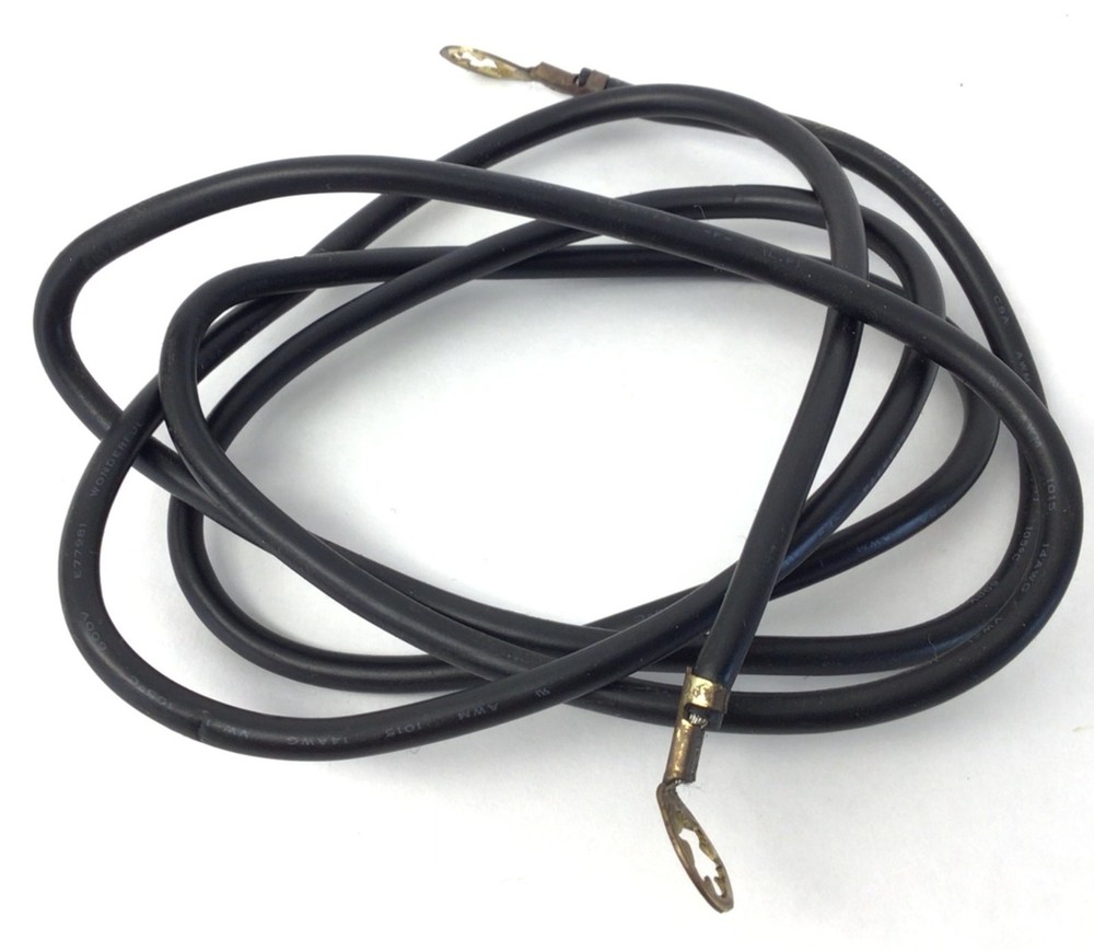Red Zone T55i Treadmill Double Eyelet Black Ground Wire 57780