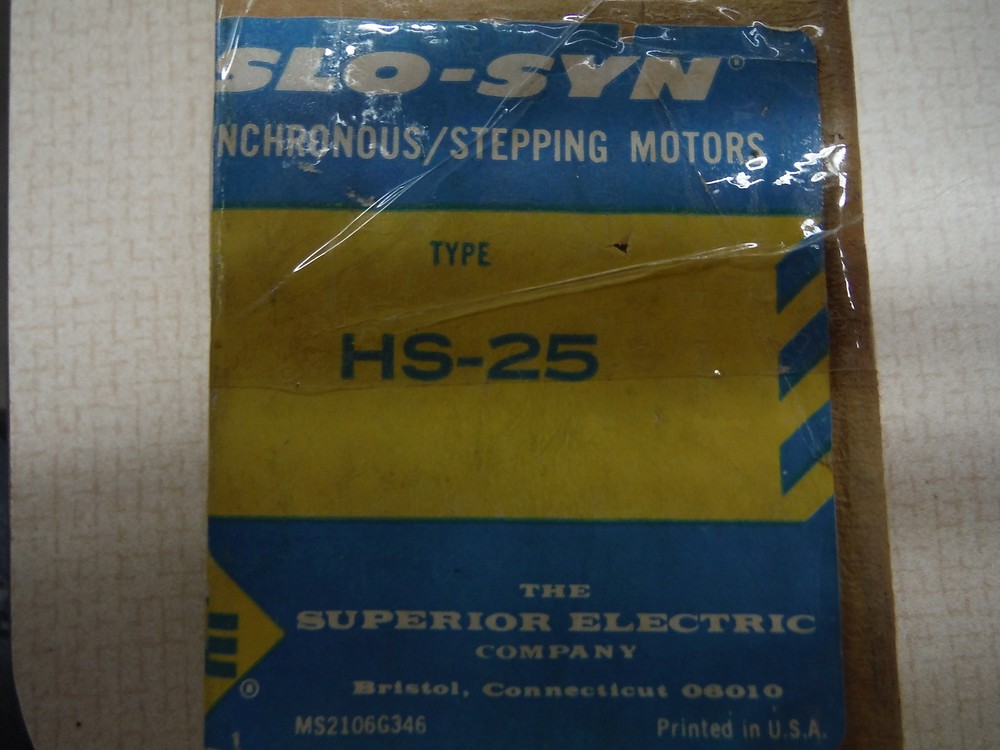 Superior Slo-Syn Stepping Motor HS-25