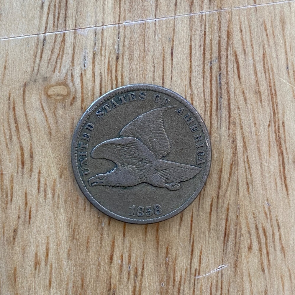 1858 Flying Eagle Cent - Fine Condition