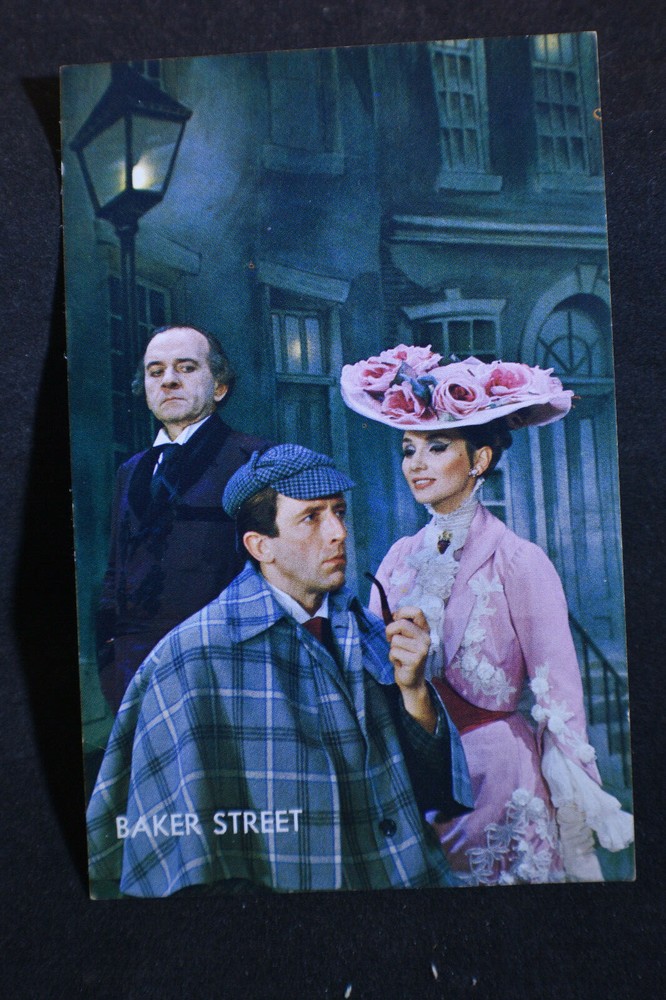 Martin Gabel Autograph on BAKER STREET Postcard